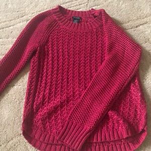 Burgundy Calvin Klein knit sweater